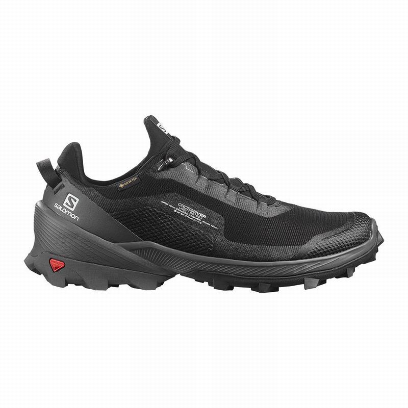SALOMON CROSS OVER GORE-TEX Philippines - Men's Hiking Shoes - Black | 357821-PGR